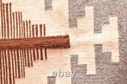 Antique Navajo Rug Native American Indian Weaving Vintage 26x24 Textile