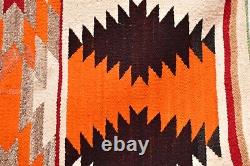 Antique Navajo Rug Textile Native American Indian Southwes 37x19 Weaving Vintage