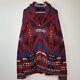 Ralph Lauren Cardigan Vintage Southwestern Knit Jacket Indian Navajo Sweater Xl