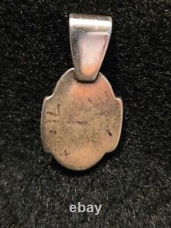 Sterling Silver, Opal, Vintage Navajo, Pendants (2), signed