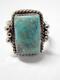 Vintage Navajo Indian Sterling Silver Turquoise Man's Ring Sz 12 A+gift