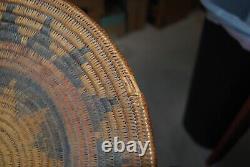 Vintage Antique Native American Indian 1890-1910-14-1/4 Navajo Wedding Basket