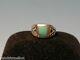 Vintage Antique Navajo Indian Turquoise Sterling Ring