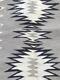 Vintage Crystal Trading Post Navajo Indian Rug Natural Gray / Black Colors