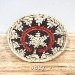 Vintage Navajo American Indian Large 12-Point Wedding Ceremonial Basket