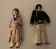 Vintage Navajo Indian Couple Quite Old Hand Made 6 & 6 1/2 Tall #919