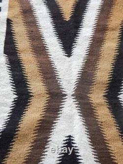 Vintage Navajo Indian Crystal Weaving / Rug Natural Colors Clean+pristine
