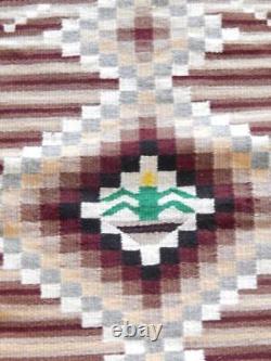 Vintage Navajo Indian Regional Weaving / Rug Very Detailed Pictorial