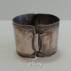 Vintage Navajo Indian Silver Ponytail Holder