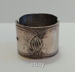 Vintage Navajo Indian Silver Ponytail Holder