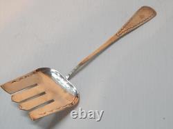 Vintage Navajo Indian Sterling Silver Hand Stamped Serving Fork