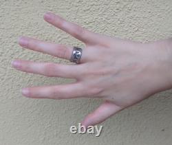 Vintage Navajo Indian Sterling Silver Thunderbird Ring Size 5