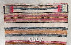 Vintage Navajo Indian Striped Blanket Old Indian Rug