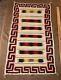 Vintage Navajo Rug Textile Native American Indian Eye Dazzler 39x22 Weaving