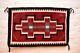 Vintage Navajo Rug Textile Native American Indian Red Gandao 27x17 Weaving