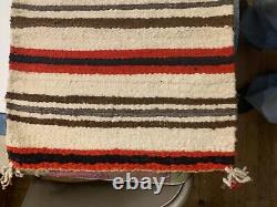 Vintage Navajo Rug from Russell Foutz Indian Room Arizona Weaved by Sarah Lee
