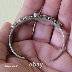 Vintage Roie Jacque Navajo Native American Indian Sterling Silver Bracelet, Ring