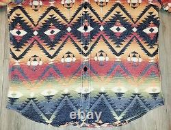 Chemise à boutons en flanelle tribale Navajo indienne Vintage Polo Ralph Lauren pour hommes