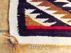 Lot de 10 tapis en laine tissés à la main NAVAJO vintage Magnifiques tapis amérindiens de la tribu Navajo