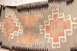 Tapis ancien Navajo Textile Amérindien Indien 39x21 Klagetoh Tissage Vintage