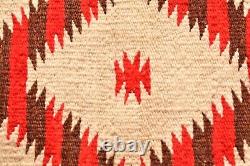 Tapis antique Moki Navajo textile amérindien 38x17 tissage vintage