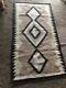 Tapis/coureur Antique Navajo Vtg Amérindien 60 X 31 Eye Dazzler