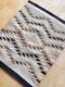 Tapis / Tissage Navajo Indien Ancien / Vintage Tout Naturel En Cristal 25.5x32