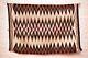 Tapis Vintage Navajo Textile Native American Indian Eye Dazzler 44x30 Tissage