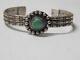 Vintage Navajo Indian Ingot Argent Sterling Turquoise Belle Époque + Excellent État